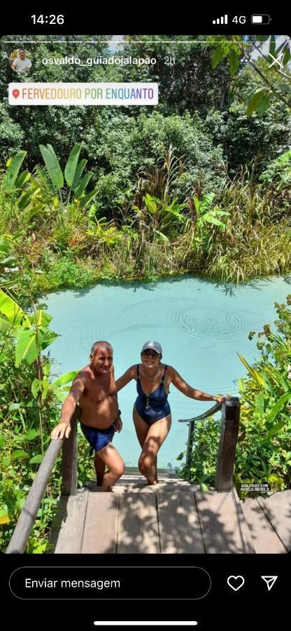 Fervedouro e pousada Por Enquanto Sao Felix do Tocantins Exterior foto